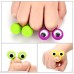 Jovitec 48 Pieces Googly Eye Finger Puppets Wiggly Eyeball Finger Puppet Rings Eye Finger Toy for Kids Party Favor 5 Colors B07FQNBS1J